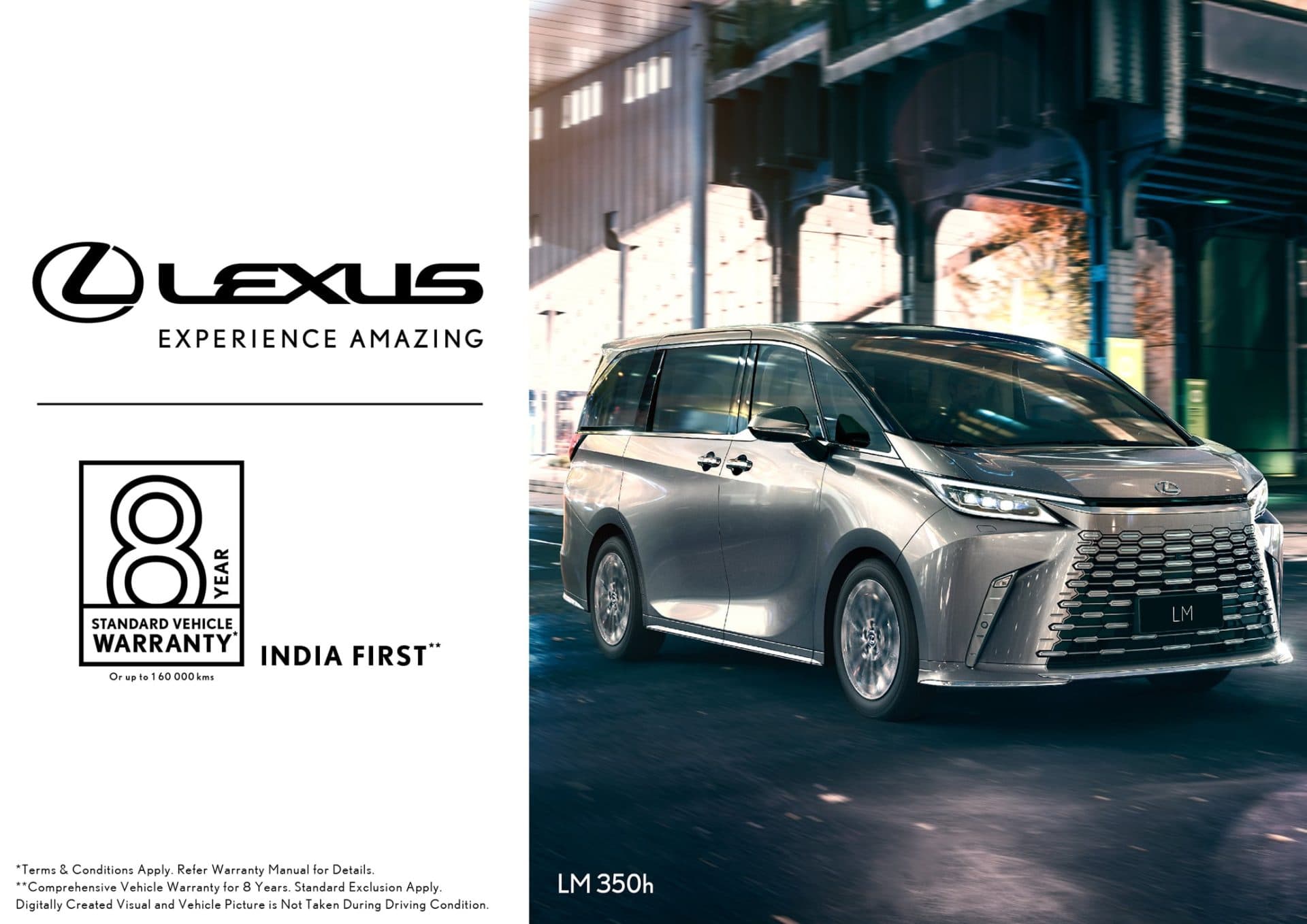 Experience Unmatched Luxury: much awaited Lexus LM 350h Hits Indian Roads